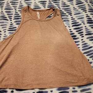 Women's Tan Sleeveless Top